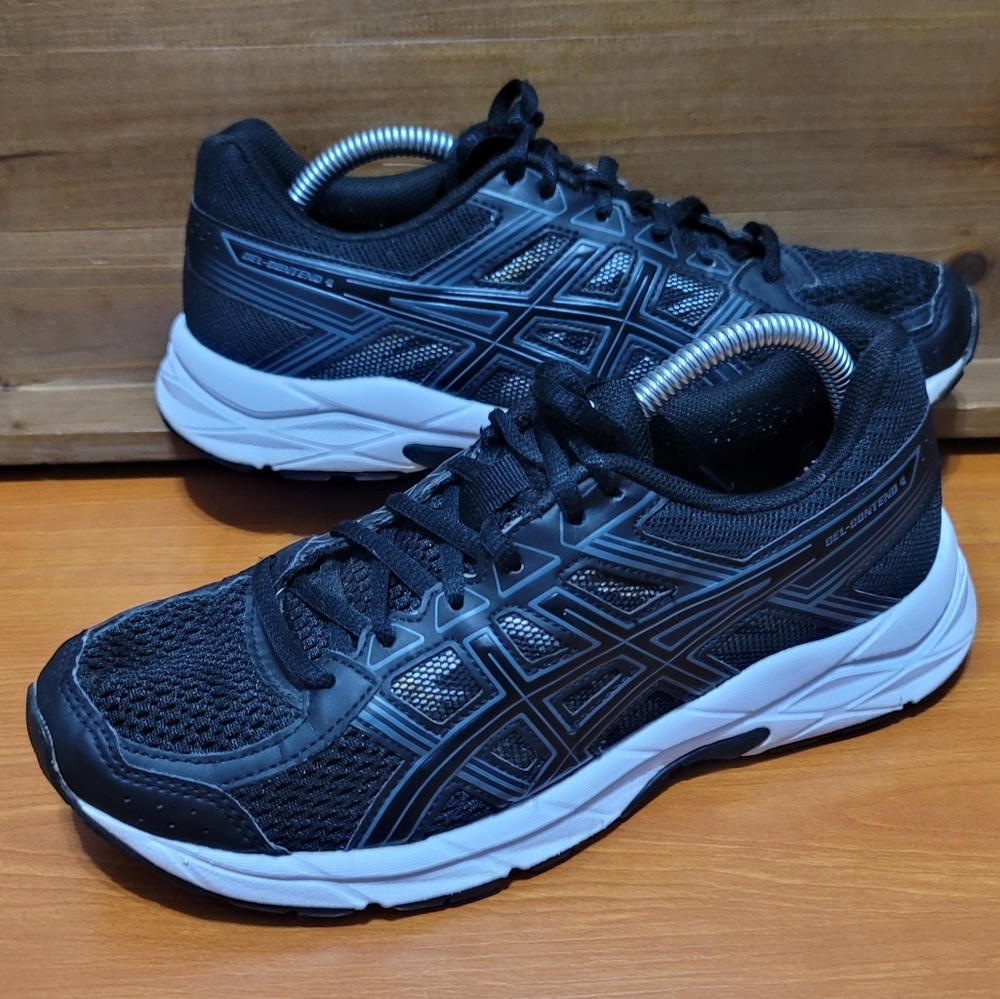 Asics Gel Contend 4 Black Woman Running Shoes